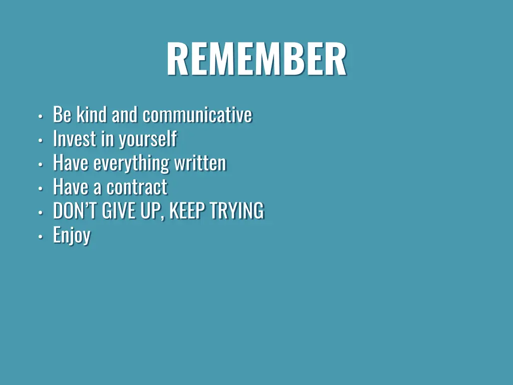 remember