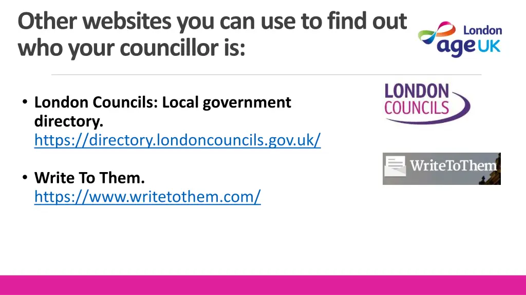 other websites you can use to find out who your