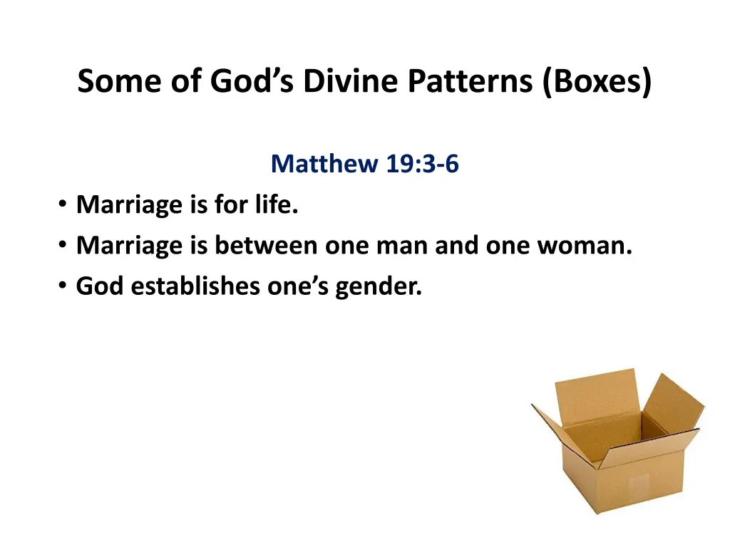 some of god s divine patterns boxes