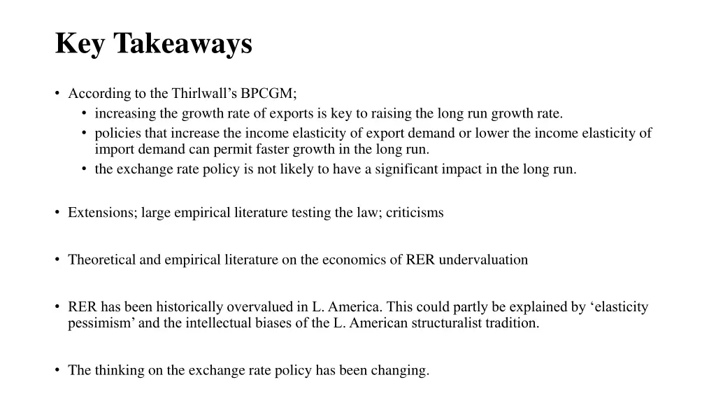 key takeaways