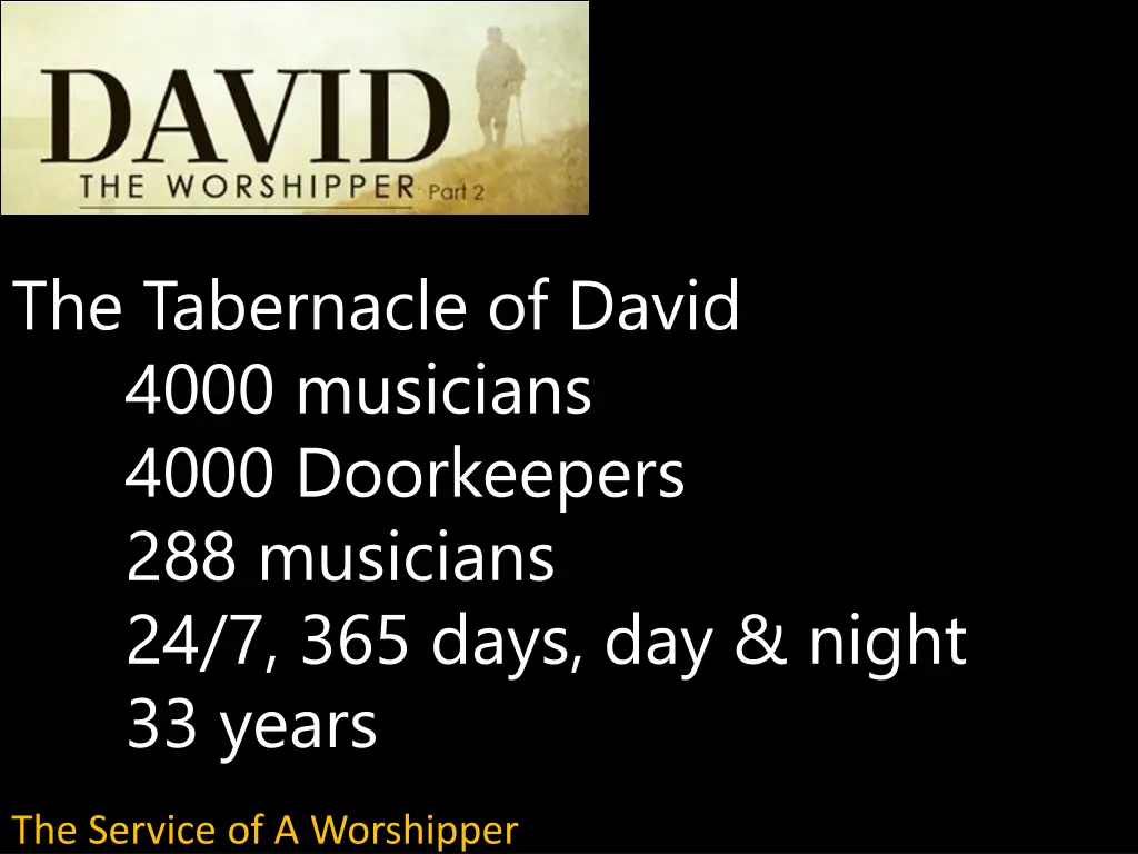the tabernacle of david 4000 musicians 4000