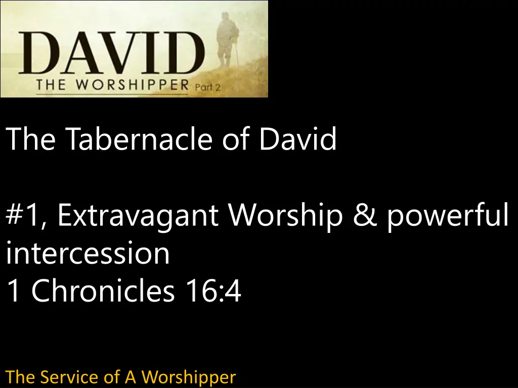 the tabernacle of david