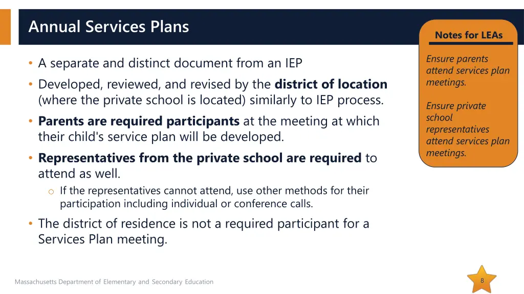 annual services plans