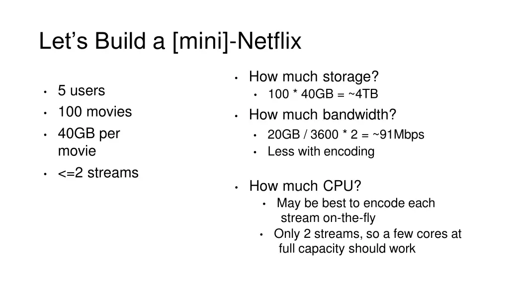 let s build a mini netflix 1