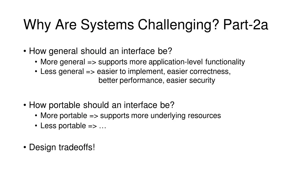 why are systems challenging part 2a