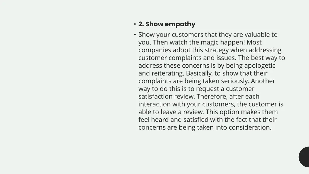 2 show empathy show your customers that they