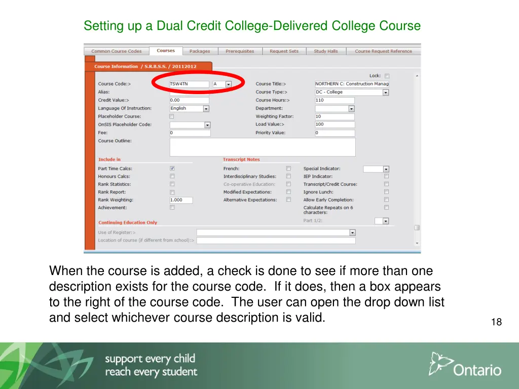 setting up a dual credit college delivered