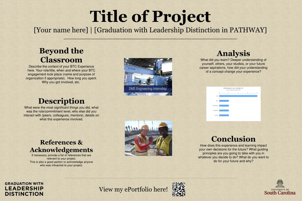 title of project your name here graduation with 1