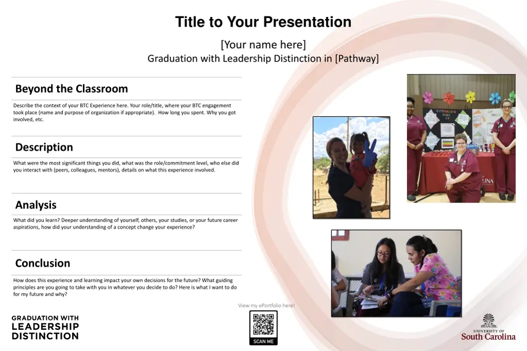 title to your presentation
