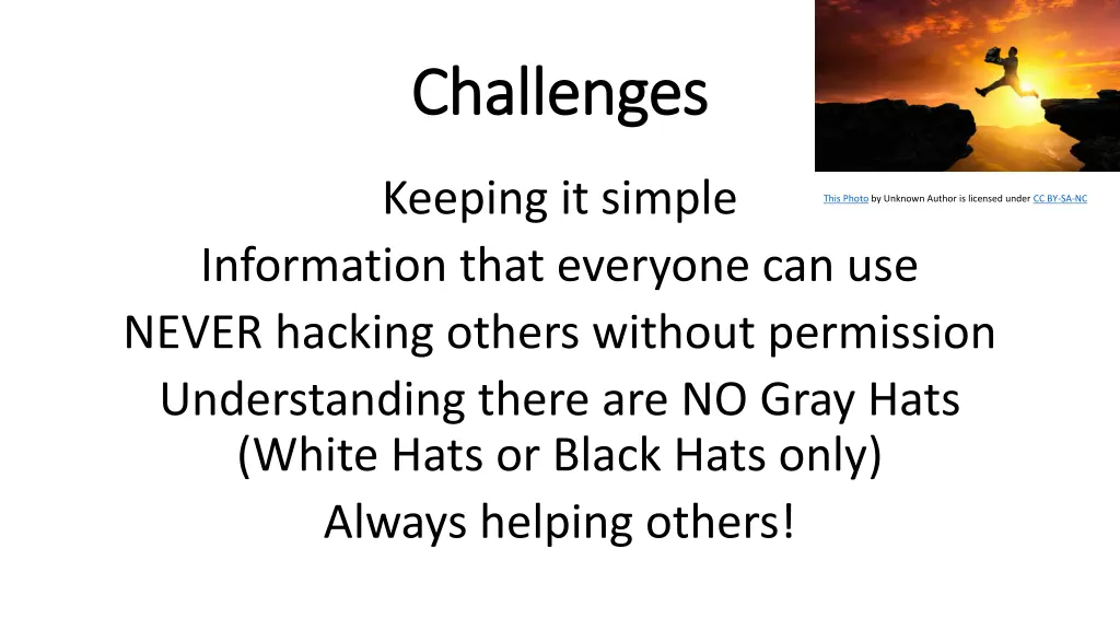 challenges challenges