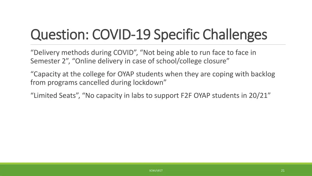 question covid question covid 19 specific