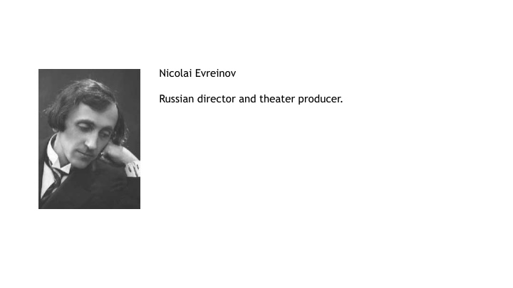 nicolai evreinov