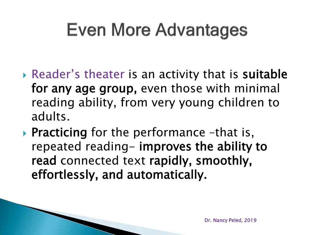 reader s theater is an activity that is suitable