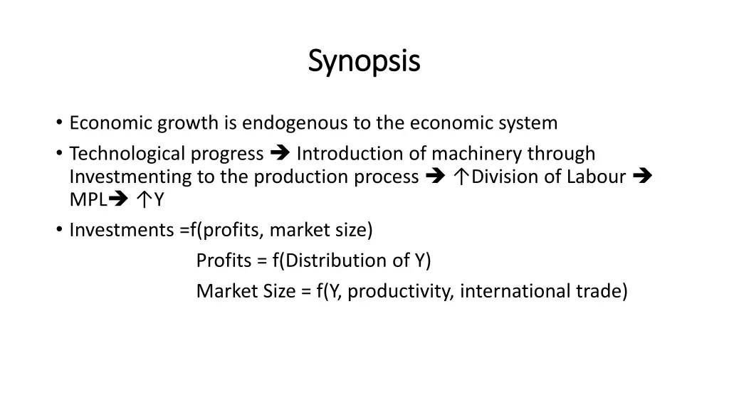 synopsis synopsis