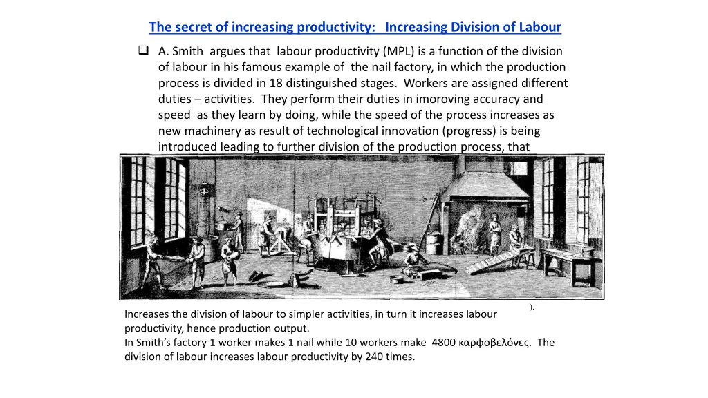 the secret of increasing productivity increasing