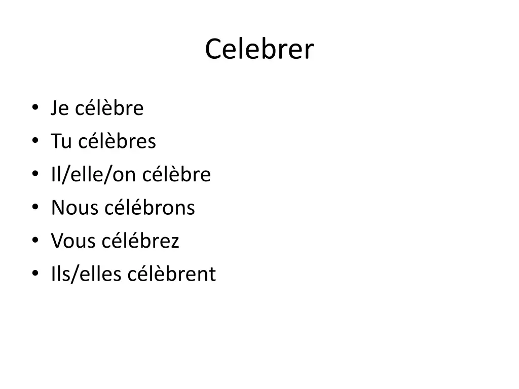 celebrer