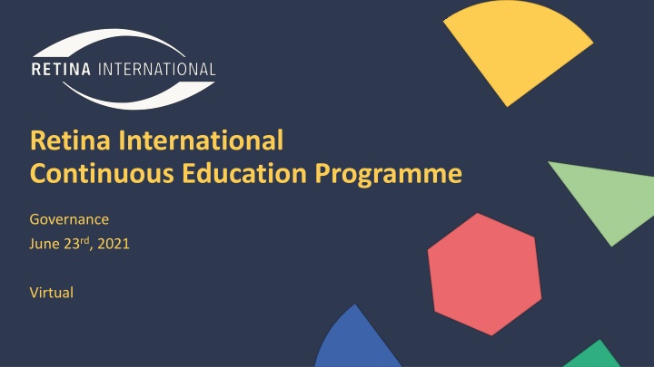 retina international continuous education