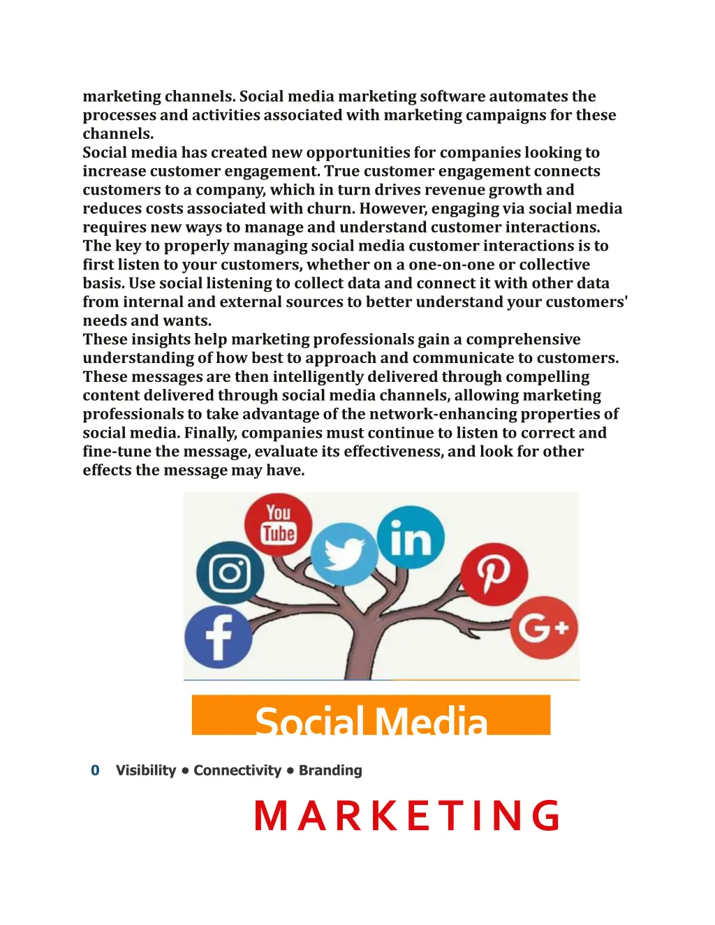 marketing channels social media marketing