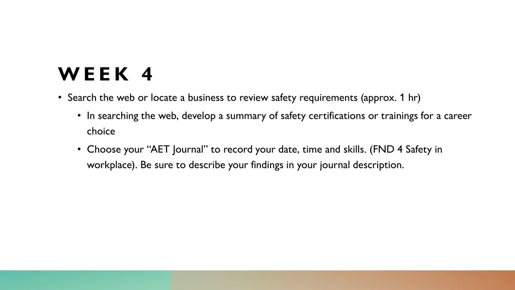 week 4 search the web or locate a business