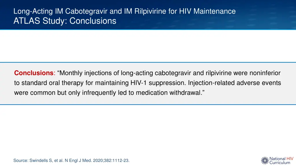 long acting im cabotegravir and im rilpivirine 6