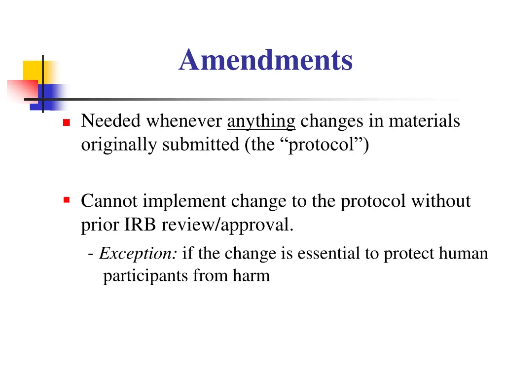 amendments