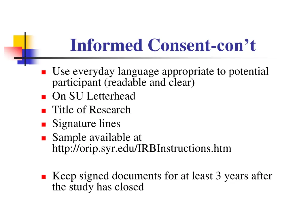 informed consent con t