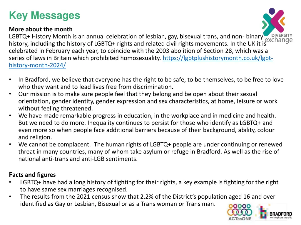 key messages