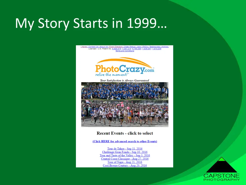 my story starts in 1999