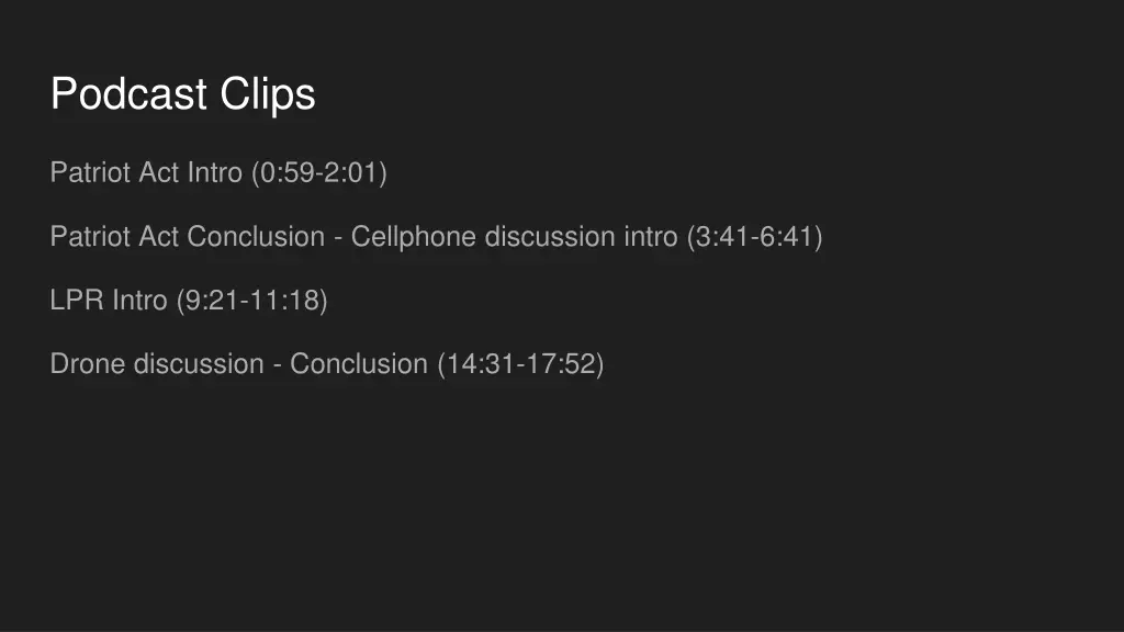 podcast clips
