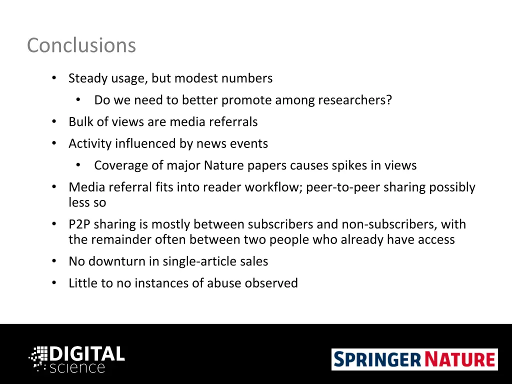 conclusions