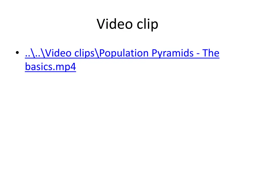 video clip