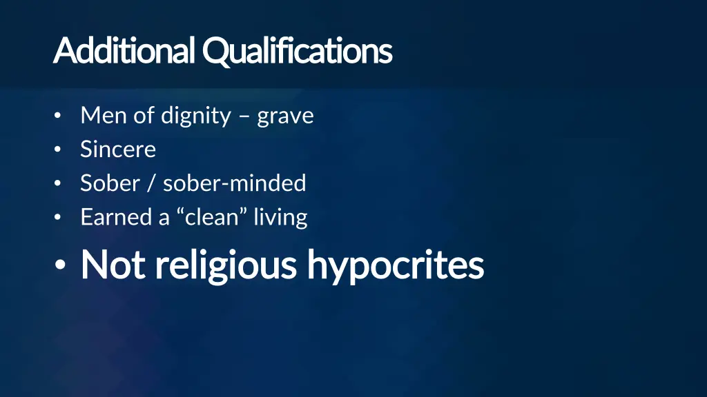 additional qualifications additional 1