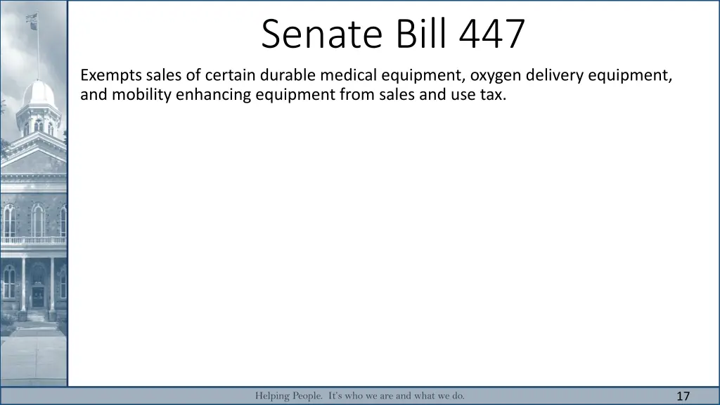senate bill 447