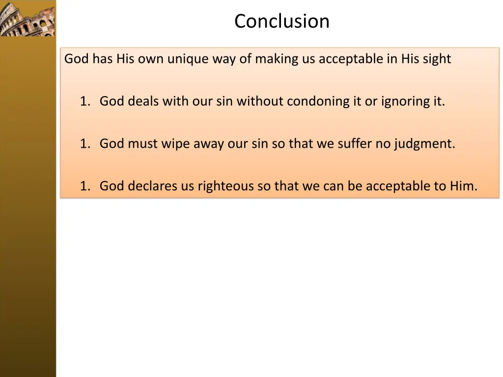 conclusion