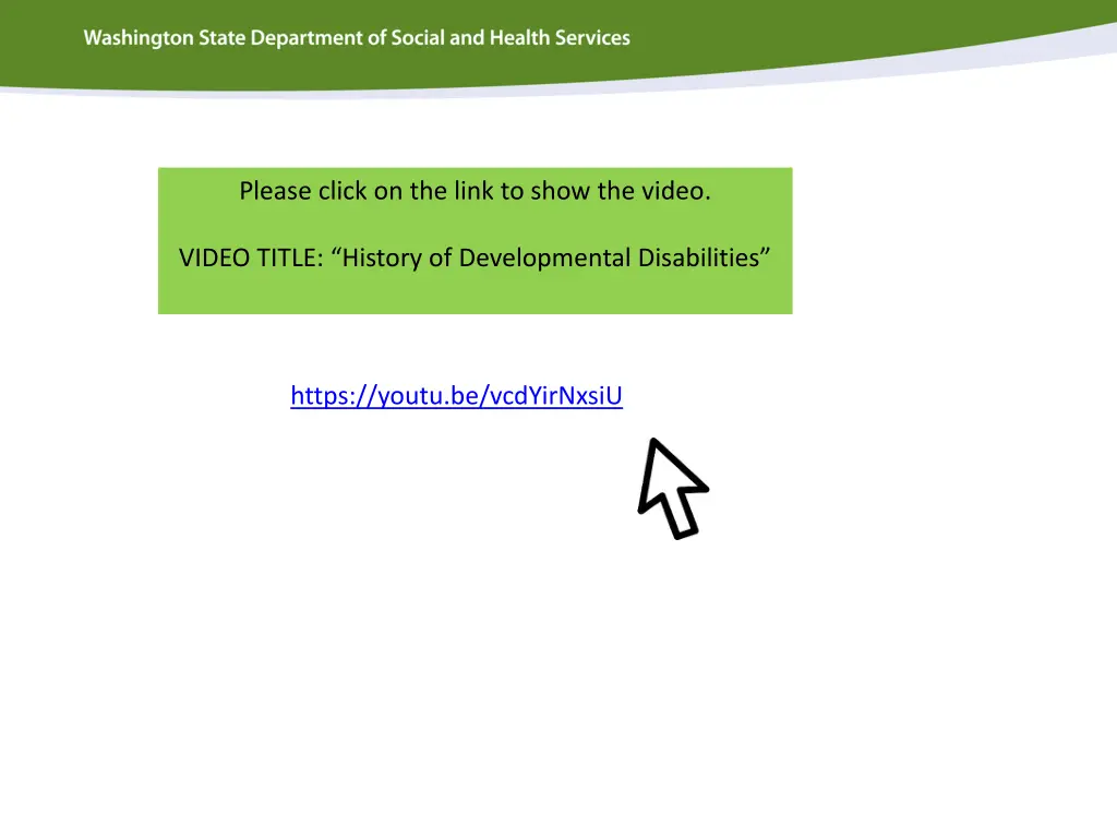 please click on the link to show the video