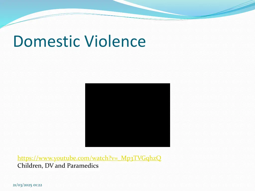 domestic violence
