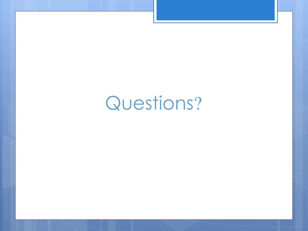 questions
