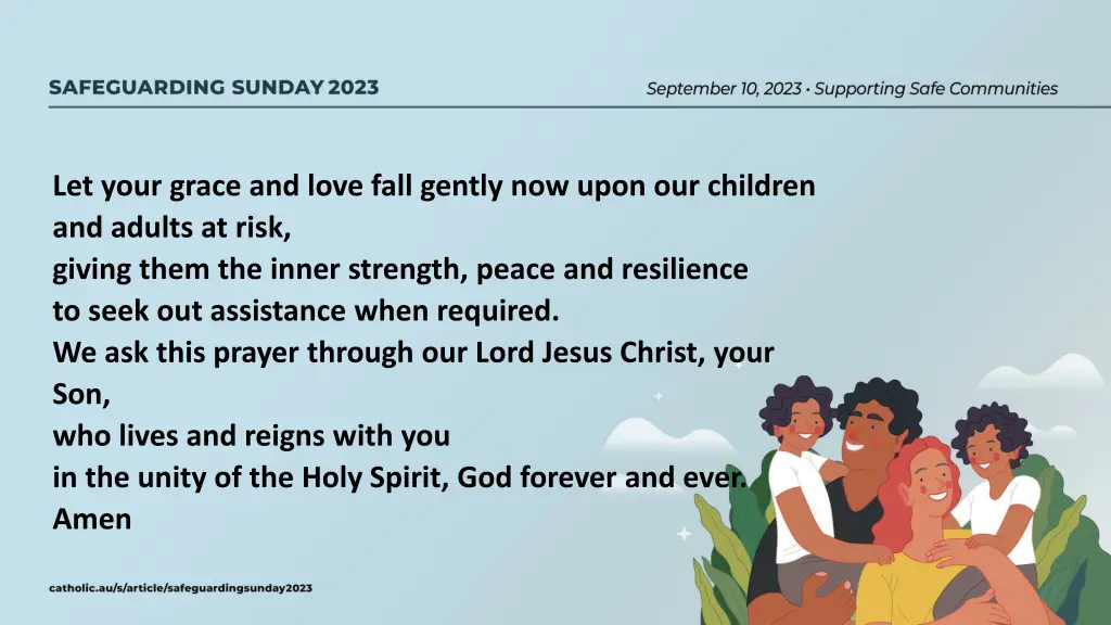 let your grace and love fall gently now upon