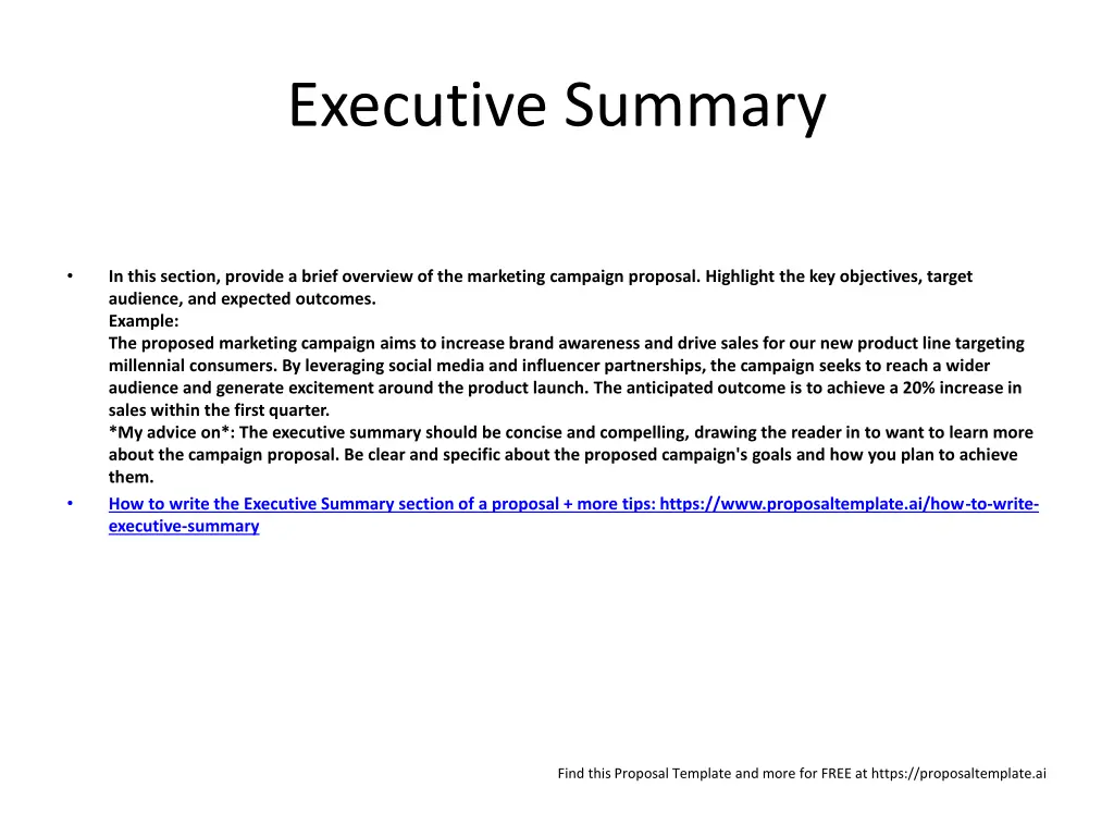 executive summary