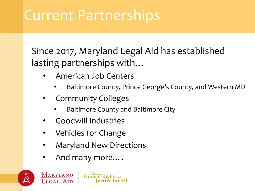 current partnerships