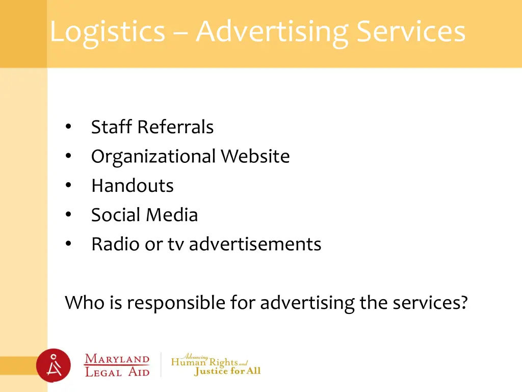 logistics advertising services