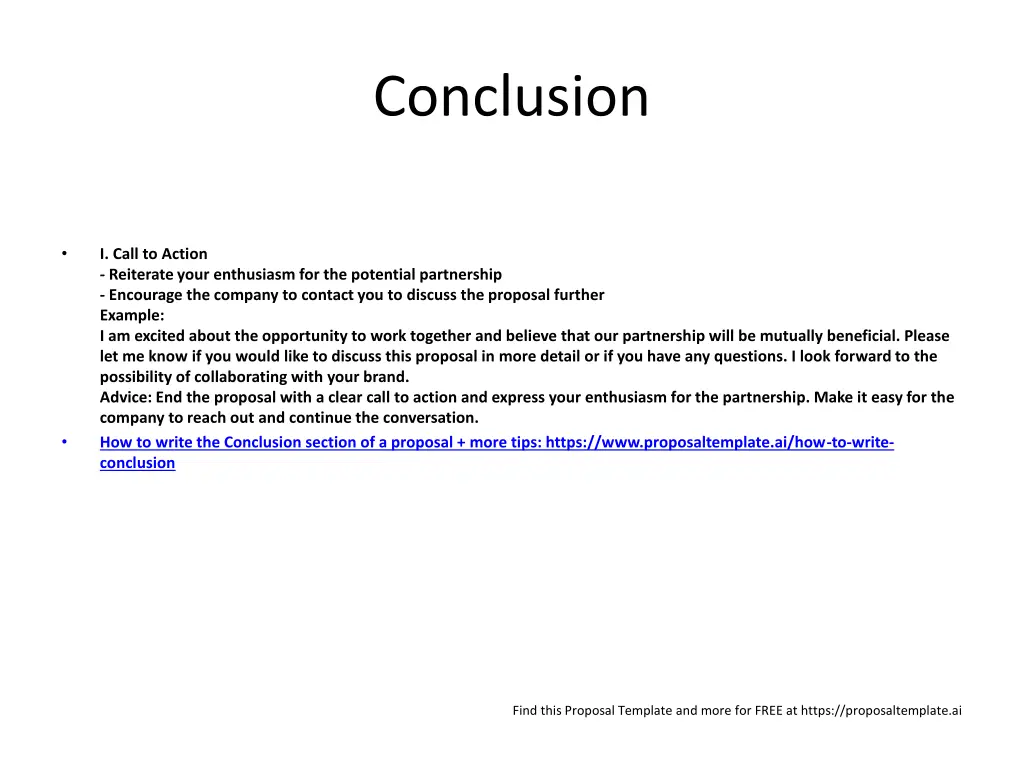 conclusion