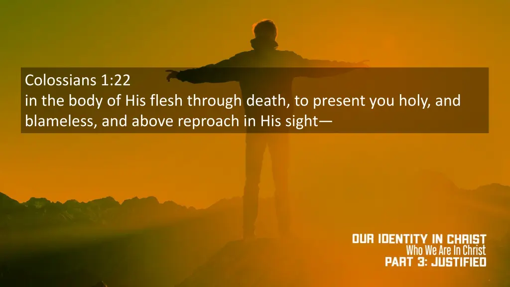 colossians 1 22 in the body of his flesh through
