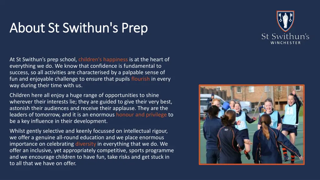 about st swithun s prep about st swithun s prep