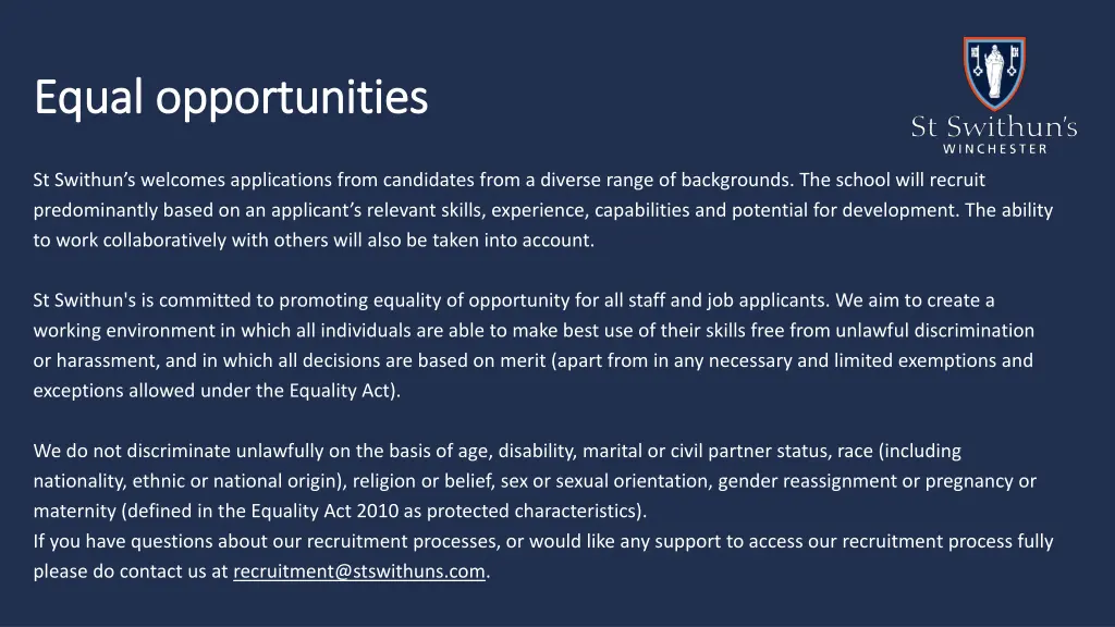 equal opportunities equal opportunities