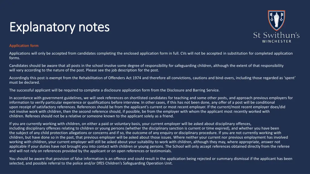 explanatory notes explanatory notes