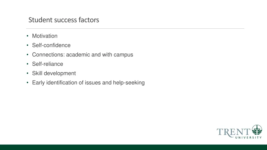 student success factors
