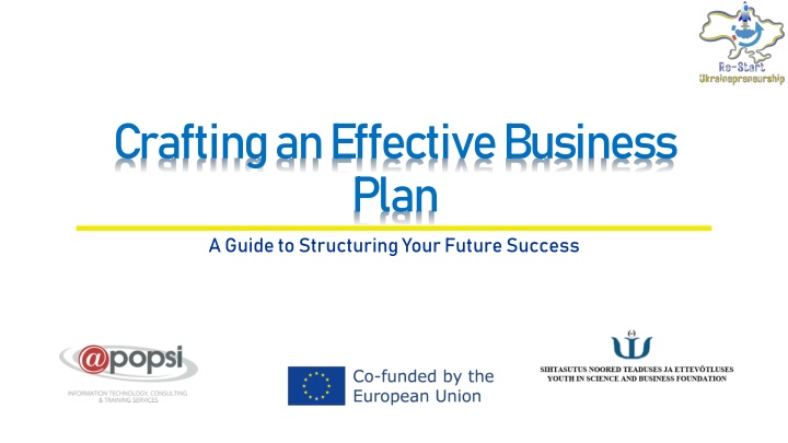 crafting an effective business plan
