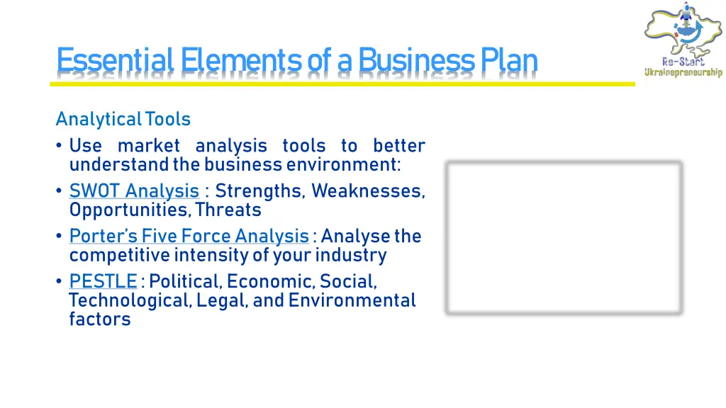 essential elements of a business plan 4