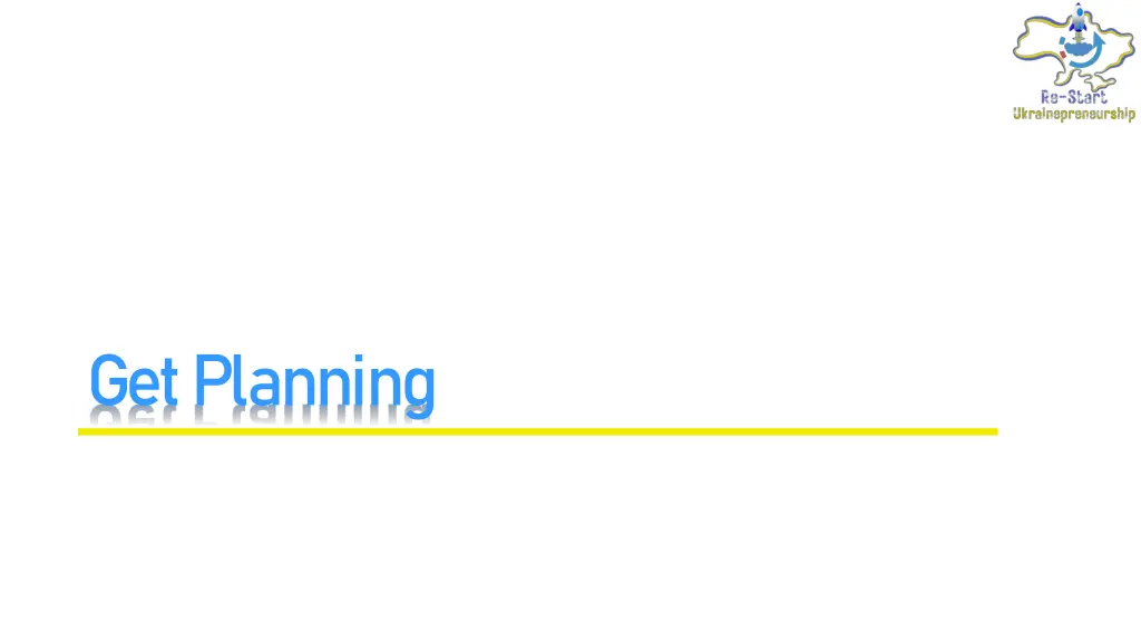 get planning